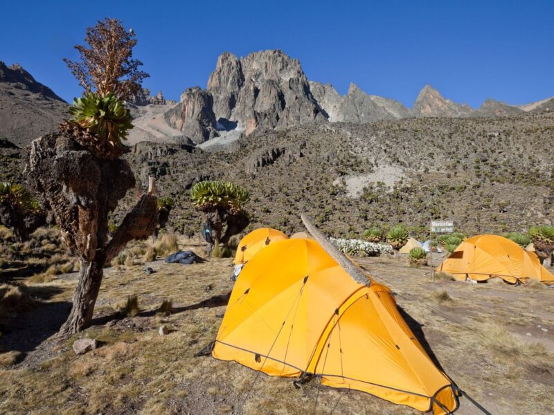 What activities are available in Mount Kenya National Park?